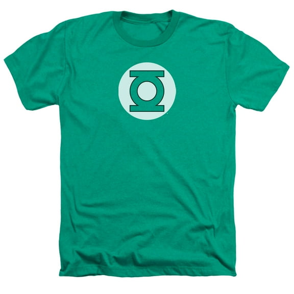 Dc - Green Lantern Logo - Heather Short Sleeve Shirt - Medium