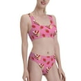thumbnail image 4 of High Waisted Bikini Sets For Women, Cute Cake Strawberry Swimsuits Tummy Control, Two Pieces Bathing Suit, 4 of 8