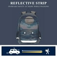 thumbnail image 5 of FORMRS School Backpack 17" Student Travel Bag with Laptop Compartment, Rolling Waves, 5 of 7