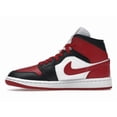 thumbnail image 2 of Jordan Women's 1 Mid Alternate Bred Toe Basketball Shoes, from StockX, 2 of 5