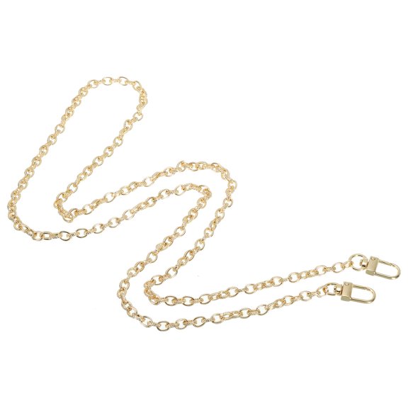 Uxcell 47 Inch Purse Chain Strap, Handbags Chains Shoulder CrossBody Replacement for Bags, Light Gold