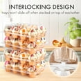 LotFancy Dozen Cupcake Boxes, Pack of 12 Clear Plastic Cupcake