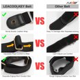 thumbnail image 6 of SUOSDEY Buckle Free Belt for Men Women Elastic Side Belt for Jeans 2 Pack, 6 of 7