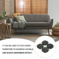 thumbnail image 4 of Non Slip Furniture Pads 1-3/4" (45mm x 3mm), 16 Pcs Adhesive Backed Round Rubber Feet Anti-Scratch Rubber Furniture Grippers for Hardwood Floor Electronics Bed Drawers DIY, 4 of 7