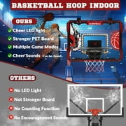 Basketball Hoop Indoor for Kids, Mini Hoop for Bedroom Office with 3 Ball Automatic Scoring, Gifts for Boys Teenage 5 6 7 8 9 10 Years Old, Over Door Basketball Hoop Presents Toys for Teen Boys