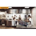thumbnail image 2 of Temporizador de cocina YOOYIST comercial digital de acero inoxidable con 8 canales, 2 of 7