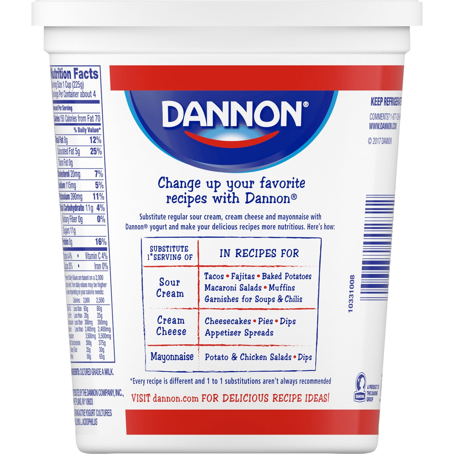 Dannon Yogurt Nutrition Information Blog Dandk