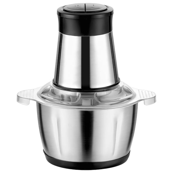 300W Electric Meat Grinder, 3L Stainless Steel Meat Mincer for Home Use, 2 Adjustable Speeds for Meat Vegetables Fruits Nuts, Non-Slip Bottom, Detachable for Easy Cleaning