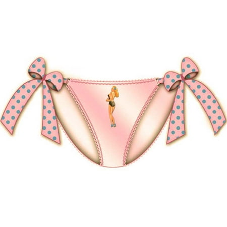Centerfold Tied Bows Bikini Small Pink