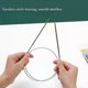 thumbnail image 4 of 20-10mm Stainless Steel Loop Circular Crochet Needles Knitting Needles for DIY Knitting Weaving Pins Needle Craft Tools, 4 of 5