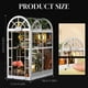 thumbnail image 2 of Kit Book Nook TOYQI Coffee Garden con LED para adultos y rompecabezas 3D, 2 of 6