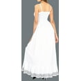 thumbnail image 3 of HAPPY BAY Women's Beach Summer Solid Smocked Tube Top Maxi Evening Dress Casual Strapless Dresses for Women M-L Oatmeal, Floral, 3 of 4