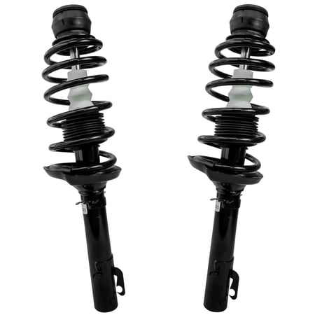 Detroit Axle - Front Struts for 1998-2006 Volkswagen Beetle 1999-2006 Golf 2007-2009 Golf Jetta City 1999-2005 Jetta, Complete 2 Struts w/Coil Spring Assembly Replacement