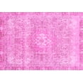 thumbnail image 1 of Ahgly Company Indoor Rectangle Abstract Pink Modern Area Rugs, 3' x 5', 1 of 4
