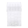 thumbnail image 1 of Acrílico giratorio lápiz Lipgloss Rack titur organizador almacenamiento torre soporte Clear 57 Slot Zulema Estante del organizador de lápiz labial, 1 of 8