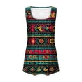 thumbnail image 4 of GaThRRgYP Womens Tops Summer Sleeveless,Summer Women Solid Color Round Neck Sleeveless Casual Tee Tank Black XXL, 4 of 5