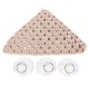 thumbnail image 1 of Reptile Hammock Durable Safe Woven Climbing Net Easy Installation Hammock Lounger for Bearded Dragon Lizard Khaki Triangular Small Size, 1 of 2