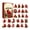 #-04, variant on LLJH 2027 Animal Advent Calendar with 24 Day Countdown Ornaments for Christmas Countdown Decor