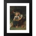 thumbnail image 2 of Émile Munier 11x14 Black Modern Framed Museum Art Print Titled - The Milk Bowl (1881), 2 of 5