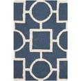 thumbnail image 2 of SAFAVIEH Cambridge Joyce Geometric Shapes Wool Area Rug, Navy Blue/Ivory, 2' x 3', 2 of 7