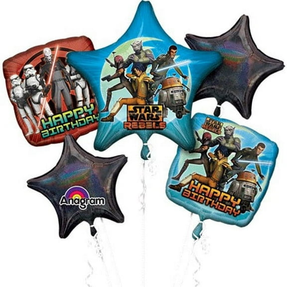 Star Wars Rebels Balloon Bouquet (Each) - Party Supplies