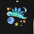 thumbnail image 4 of Inktastic Stegosaurus Space Dinosaur with Stars and Planet Boys or Girls Baby T-Shirt, 4 of 5