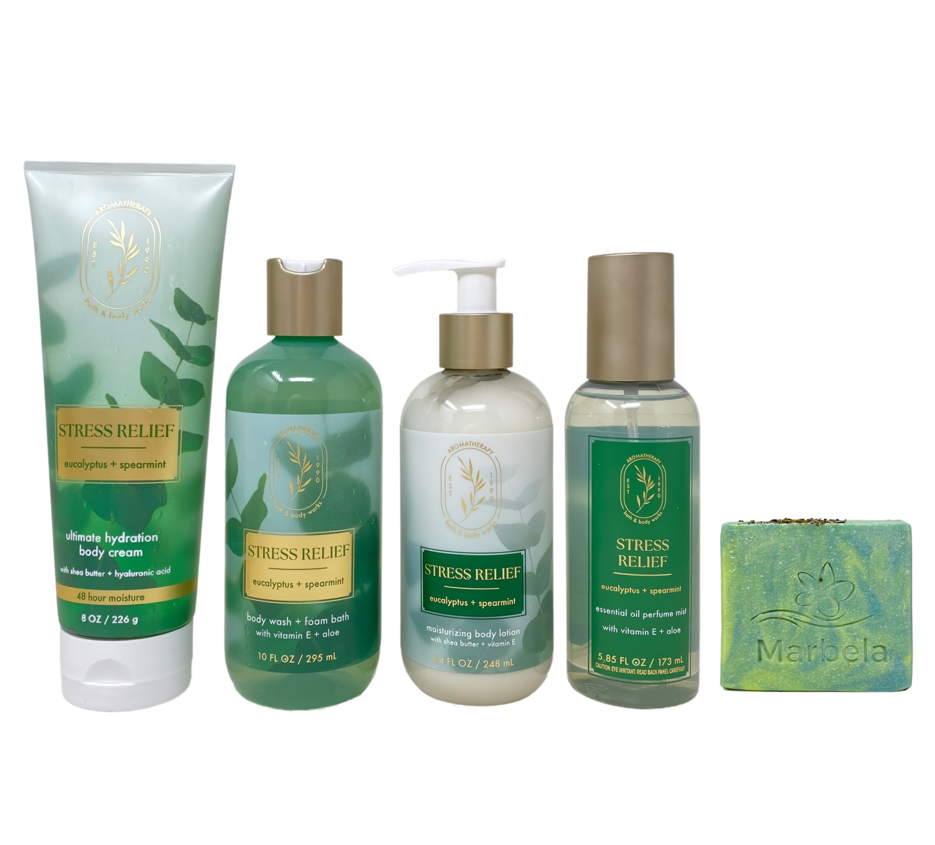 Bath and Body Works Aromatherapy 4-Piece Bundle: Orange