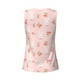 thumbnail image 5 of Fotbe Rabbit And Cherry Womens Loose Fit Casual Flowy Slim-Fit Tank Tops Athletic Round Neck Trendy Sleeveless Summer Tops for Gym and Yoga-, 5 of 9