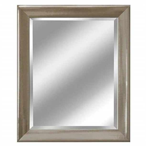 head west transitional brushed mirror, 29 by 35inch, nickel Walmart