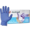 Dealmed Nitrile Exam Gloves – 90 Count Disposable, Non-Irritating, Latex Free Gloves, Multi-Purpose for First Aid and Medical Facilities (X-Large, Pack of 1)