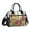 Colored Glass Flowers, variant on Lunch Bag Insulated Lunch Box Leakproof Reusable Cooler Tote Adjustable Shoulder Strap for Men Women Blue and White Geometric 9L