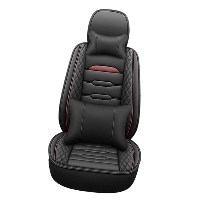 HILABEE Excavator Seat Cover Dustproof PU Leather Breathable Comfortable Replacement Brown