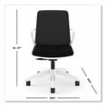 thumbnail image 2 of HON Cliq Polyester Swivel Task Chair Black/Centurion Black CLQIMCU10DW, 2 of 4