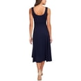 thumbnail image 2 of MSK Womens Petites Sleeveless Midi Fit & Flare Dress, 2 of 2