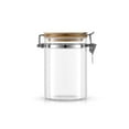 thumbnail image 2 of JoyJolt Large Glass Food Storage, Pickling Jars with Airtight Seal- Bamboo Clamp Lid (Set of 2) - 27 oz, 2 of 11