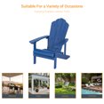thumbnail image 5 of ACEGOSES 4 Peak HIPS Adirondack Outdoor Chairs for Patio Garden, Backyard,Patio and Indoors,Navy Blue, 5 of 5