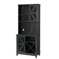 thumbnail image 3 of Home Source Elegant Charcoal Bar Unit, and Microwave Cabinet, 3 of 5