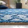 thumbnail image 4 of SAFAVIEH Natural Fiber Tayler Geometric Area Rug, Blue/Natural, 5' x 8', 4 of 8