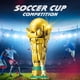 thumbnail image 2 of Set de bloques de construcción Trofeo de Fútbol Voicinlili con acabado dorado, 2 of 7