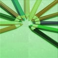 thumbnail image 1 of Ahgly Company Indoor Square Patterned Green Pepper Green Area Rugs, 5' Square, 1 of 6