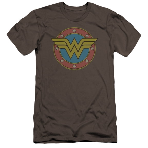 Dc - Ww Vintage Emblem - Premium Slim Fit Short Sleeve Shirt - Large