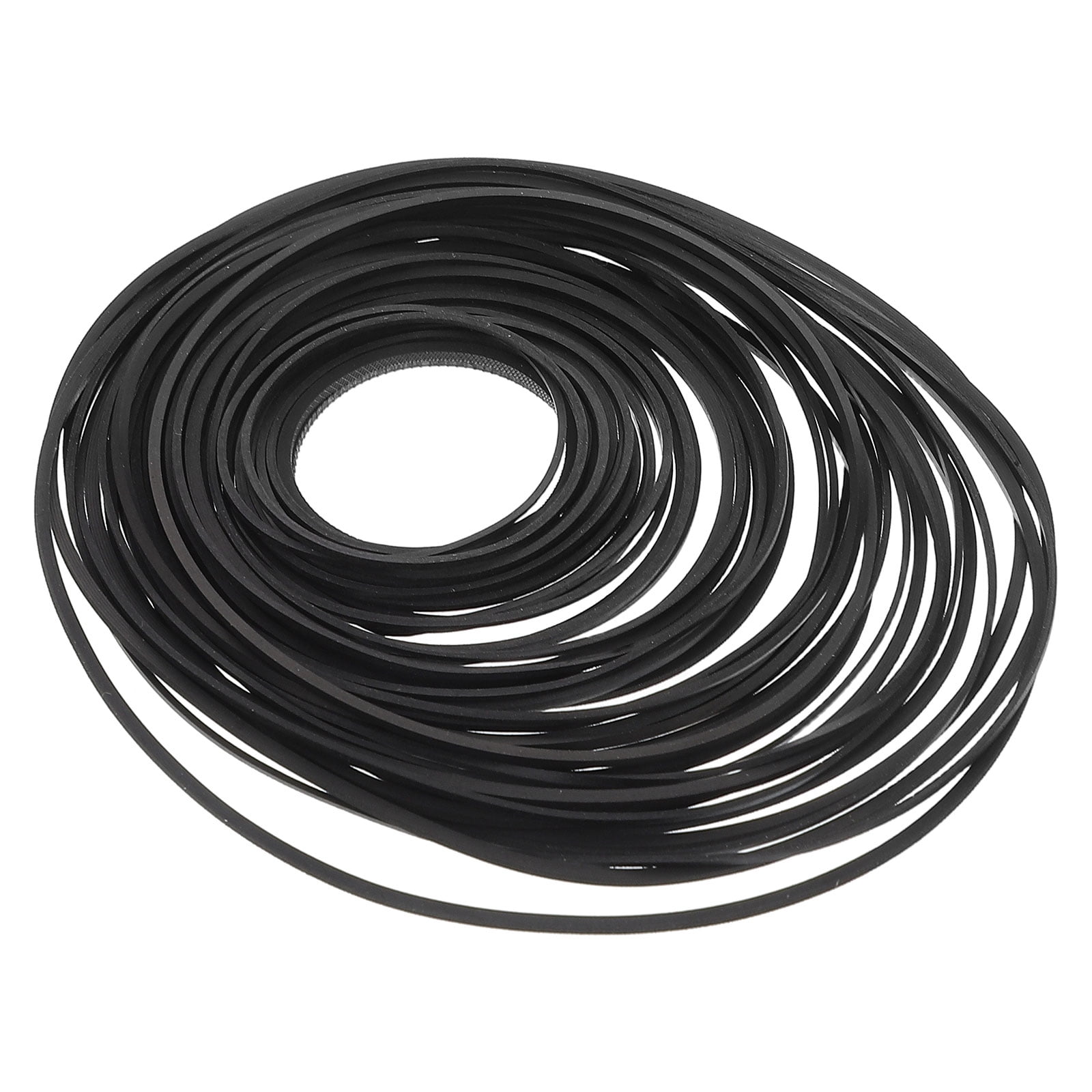 OUNONA 30Pcs Record Player Belt Replacement Rubber Flat Drive Belt for Cassette Dvd Vcr