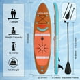 thumbnail image 2 of CADALENE 10' Inflatable Stand up Paddle Board with Premium SUP Paddle Board Accessories, Non-Slip Comfort Deck for Youth & Adults, 2 of 8