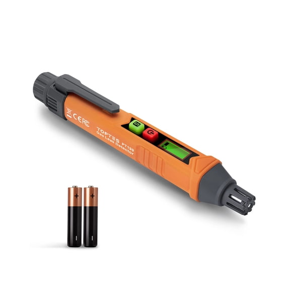TOPTES Natural Gas Detector PT199, Handheld Gas Sniffer for Propane Methane Butane LPG with Sound and Visual Alarm, Use for Home Kitchen, Garage, RV Camper