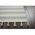 thumbnail image 4 of Nourison Solano Boho Striped Ivory/Spa 4' x 6'6" Area Rug, (4' x 7'), 4 of 6