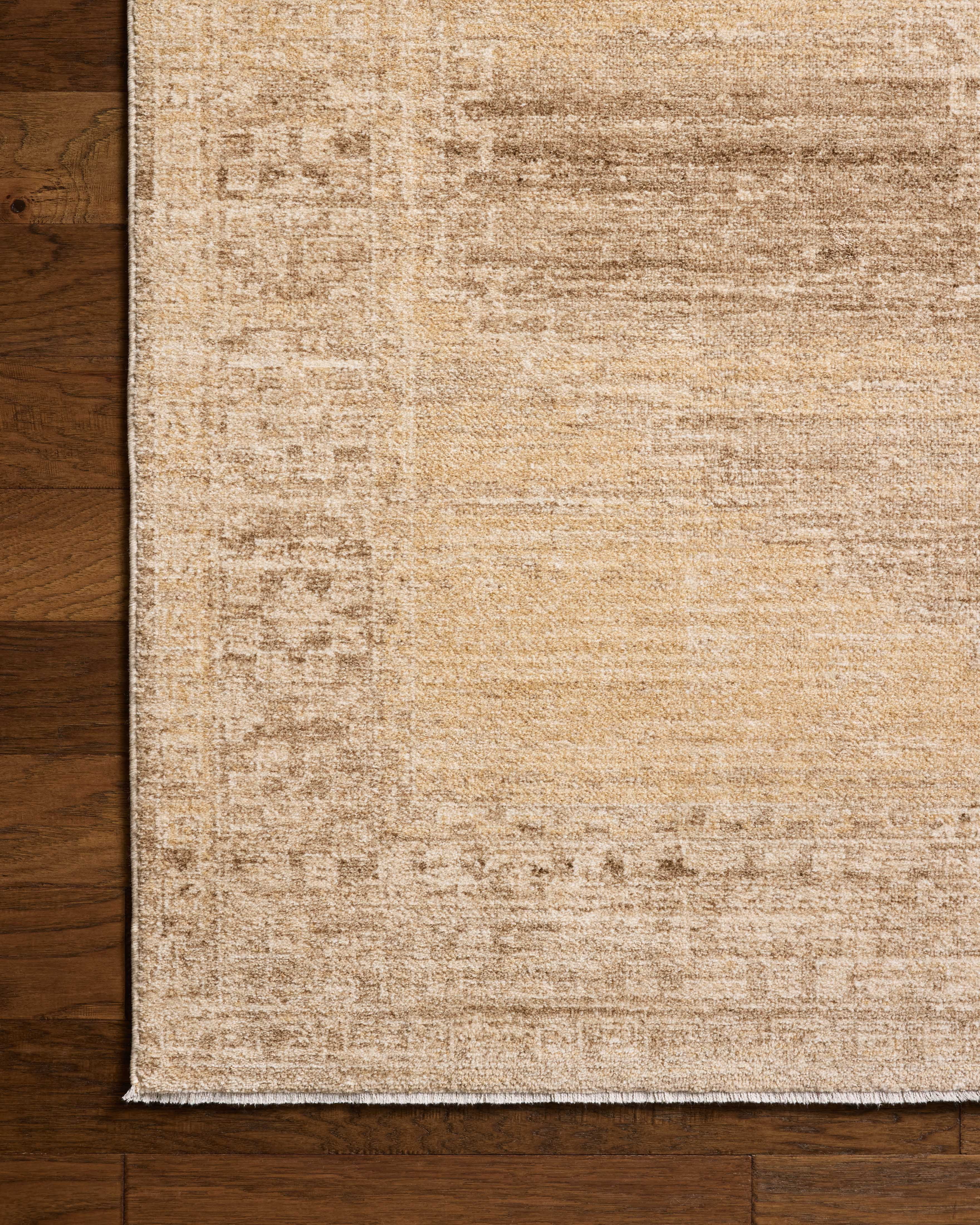 Chris Loves Julia x Loloi Palma Wheat / Taupe 18" x 18" Sample Rug