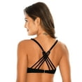 thumbnail image 4 of RELLECIGA Women's Push Up Bikini Top Twist Front Underwire Bathing Suit, 4 of 9