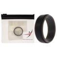 thumbnail image 1 of Anillo de boda de silicona con 2 capas - Gris-Negro de ROQ para hombre - Anillo de 10 mm, 1 of 1