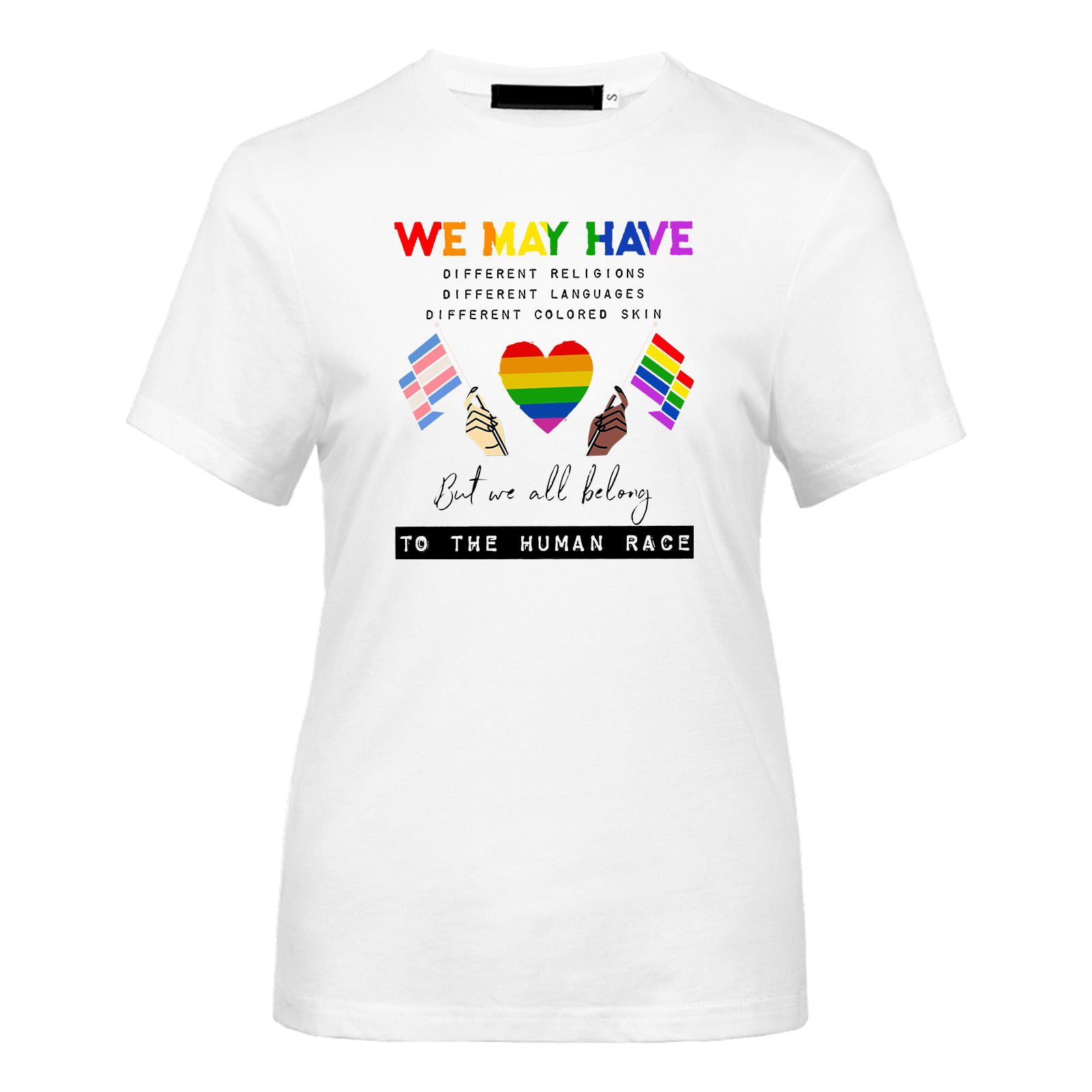 International Pride Love is Love LGBT Gay Pride Short-Sleeve Unisex T-Shirt from