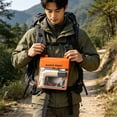 thumbnail image 5 of Waterproof Phone Pouch, Card Pocket, Large Waterproof Phone Case, Lightweight Cellphone Dry Bag, Beach Cruise Ship Essentials Orange, 5 of 5